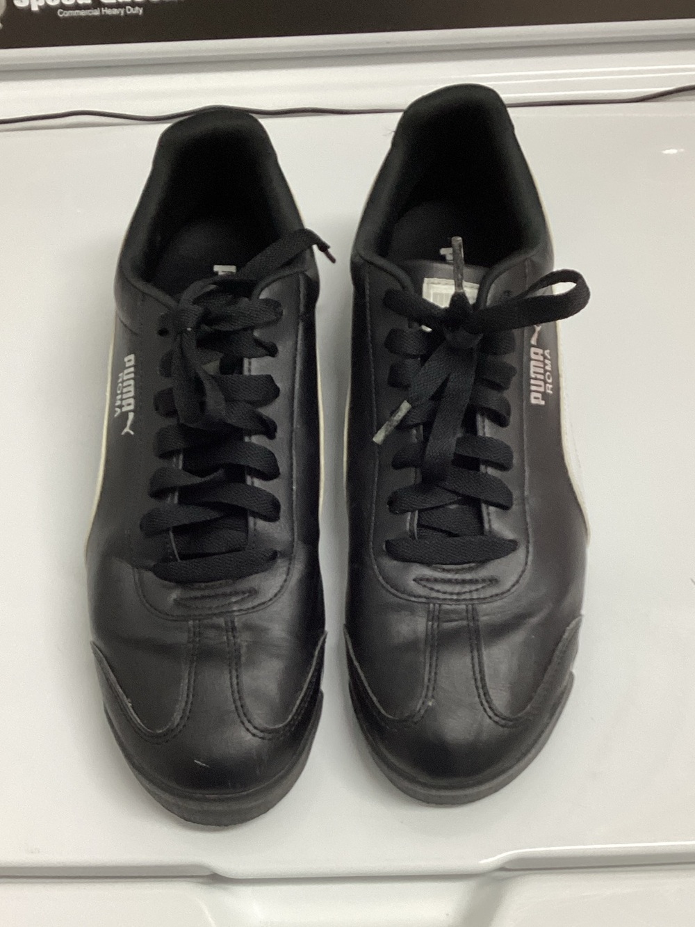 Puma Men’s Black Low-Profile Lace-Up Sneakers